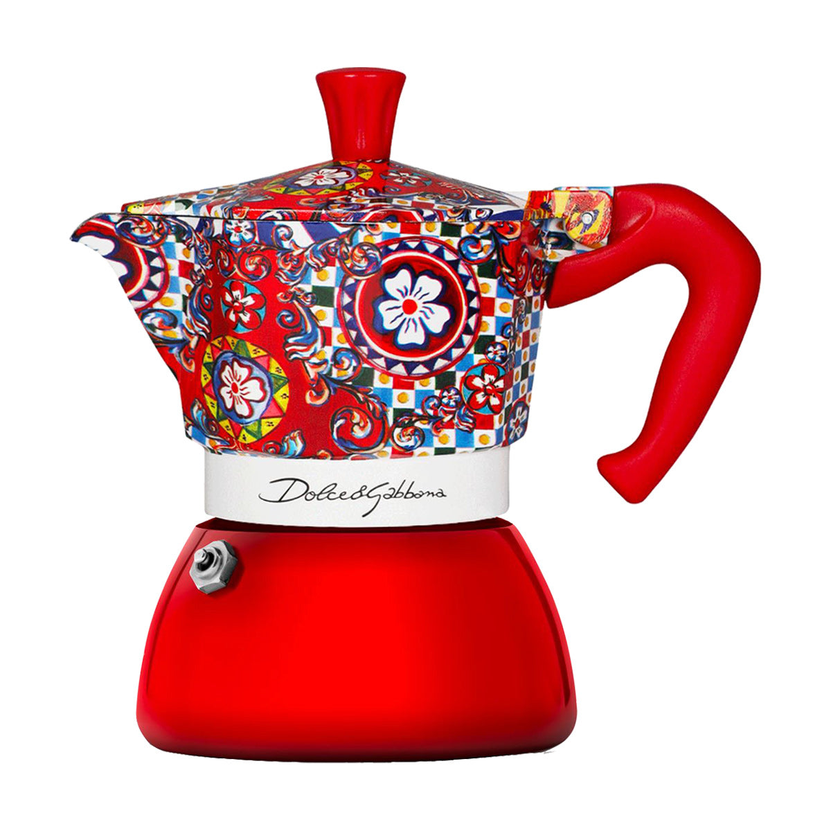 Bialetti Moka Induction Dolce&Gabbana Stovetop Espresso Coffee Maker - 2 Cup Italian Stove Top Espresso Machine for Home, Office & Camping Use