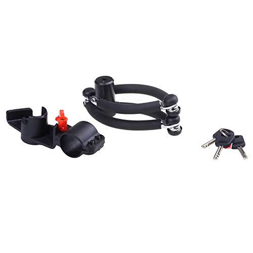 Heavy Duty Folding Bike Lock - Universal Steel Portable Chain Bicycle Lock with Anti-Theft Security | Perfect for Commuting, Travel & Outdoor Cycling