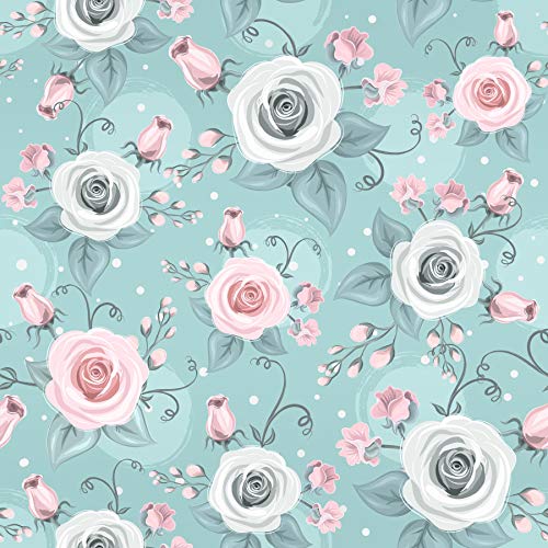 Pink Aqua Roses