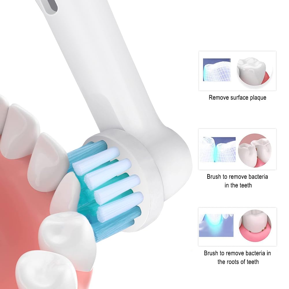 Oral B Toothbrush Replacement Heads - 4 Pack Precision Clean Brush Refills for Gentle & Effective Teeth Cleaning | Compatible with Oral-B Electric Toothbrushes | Perfect for Travel & Daily Dental Care