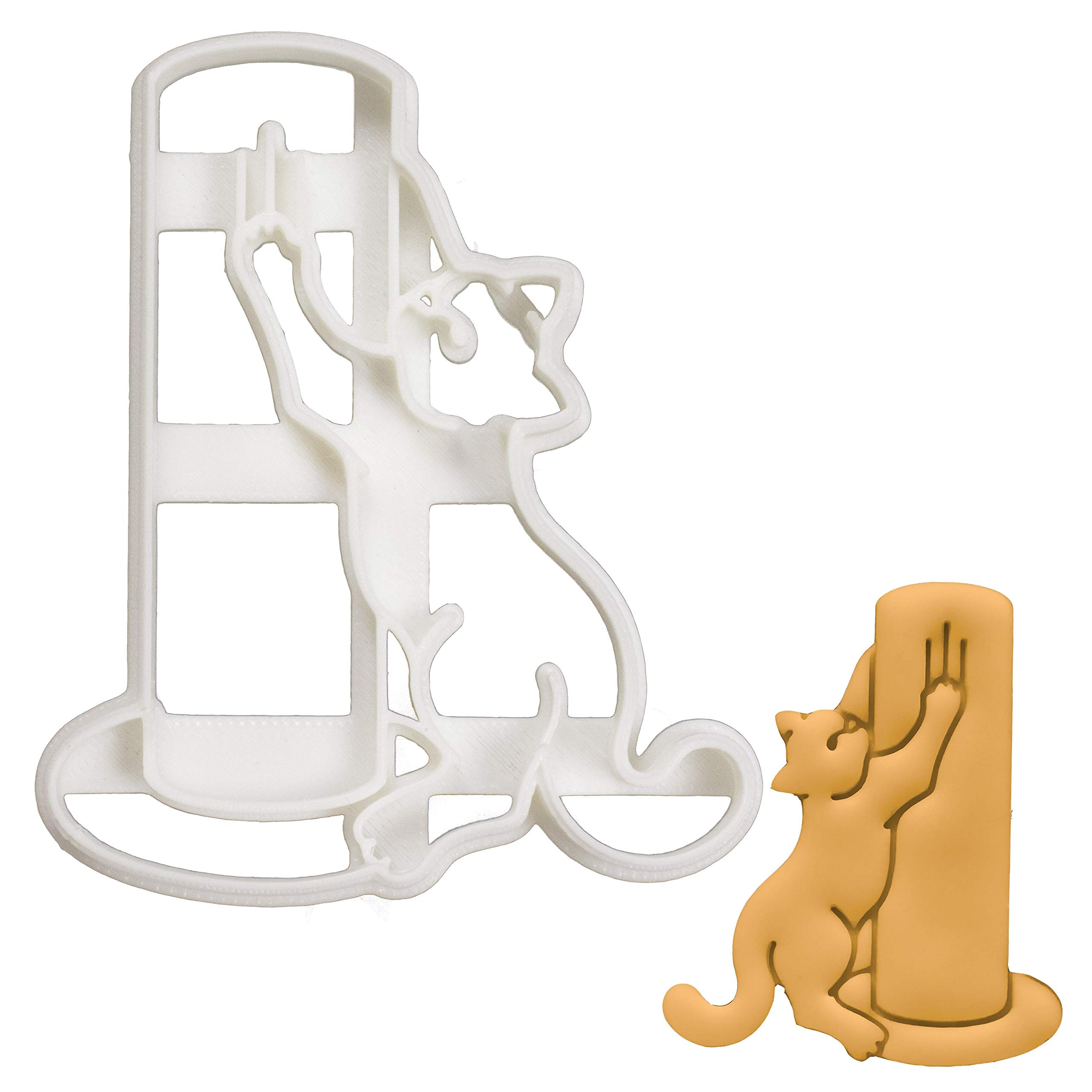 Kitty Scratch Cookie Cutter - 1 Piece Stainless Steel Cat Paw Design for Baking | Perfect for Cat-Themed Cookies, Cupcakes & DIY Pet Treats