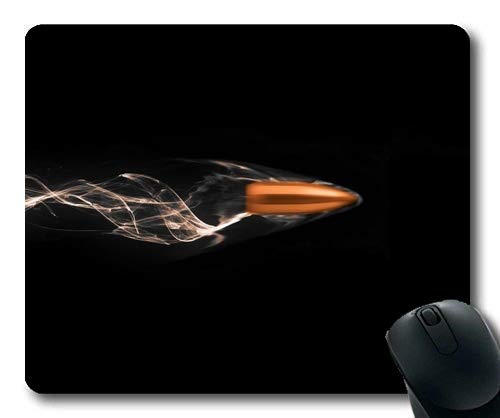 Ergonomic Gundam Bullet Mouse Pad with Non-Slip Base & Stitched Edges - Perfect for Gaming, Office Work, and Long Computer Sessions