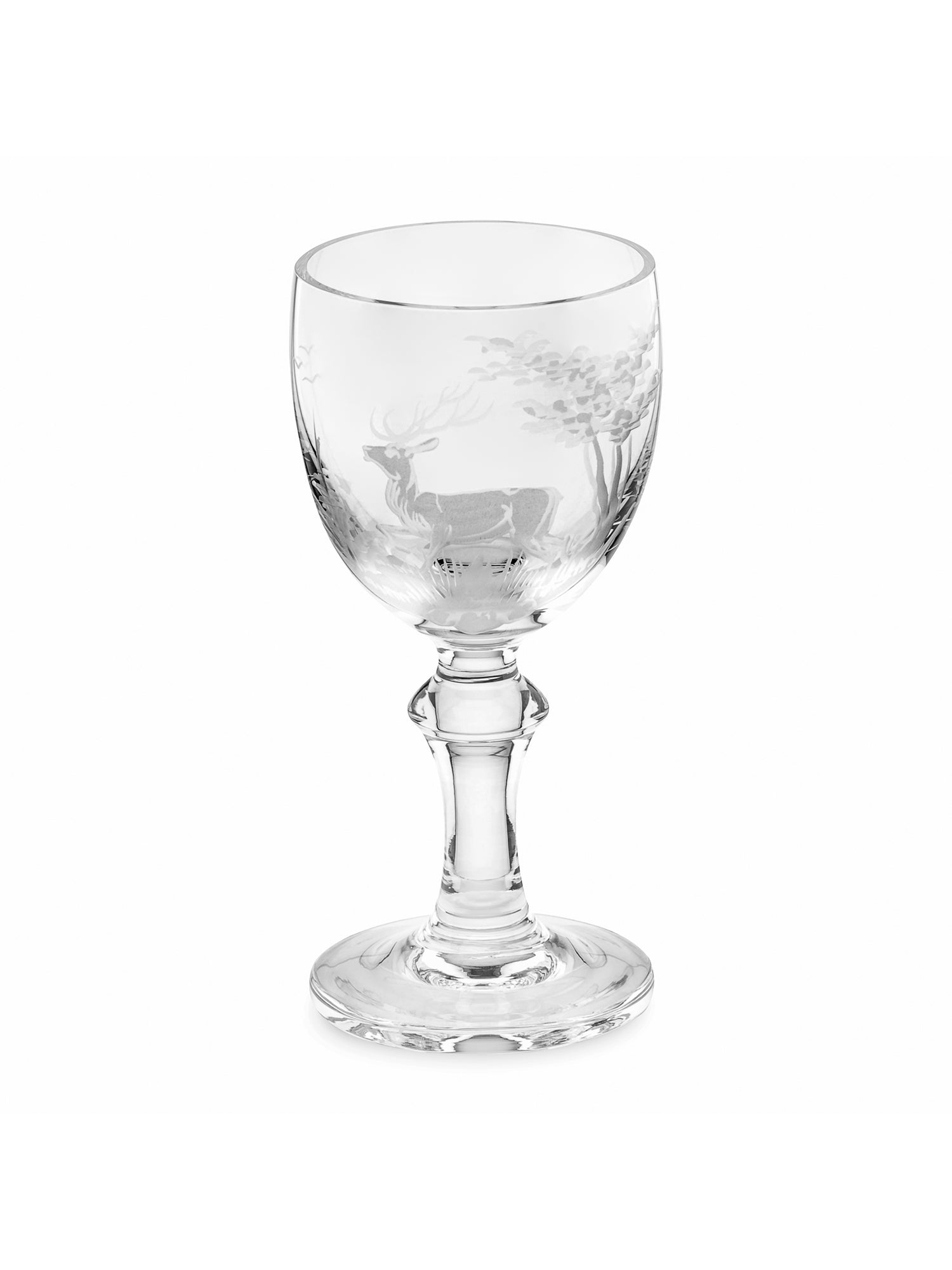 Premium Stag Crystal Goblet Set - Elegant Engraved Wine Glasses for Special Occasions - Perfect for Weddings, Anniversaries & Holiday Celebrations