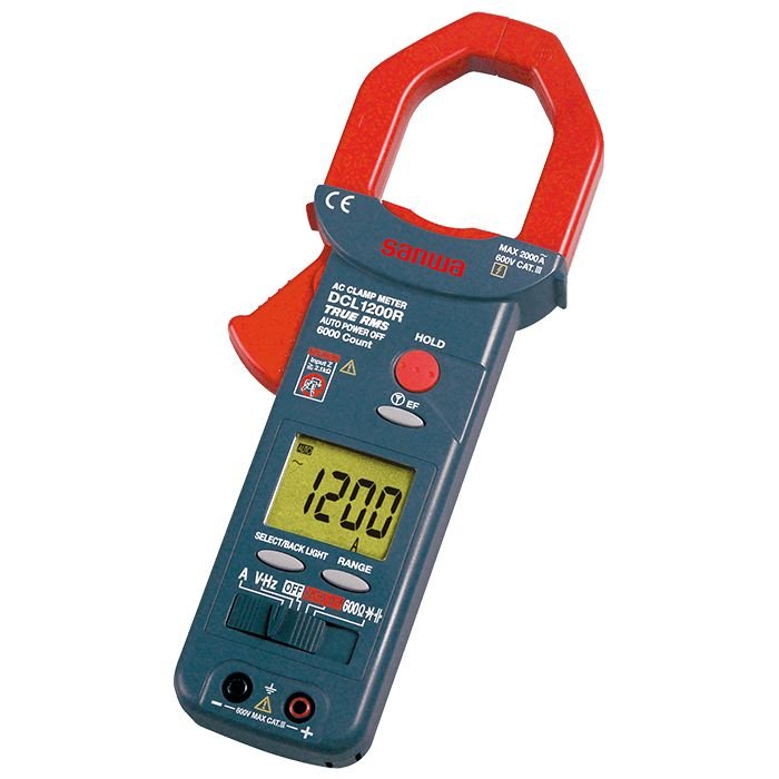 DCL1200R Digital Clamp Meter - 1200A AC Current Tester with Multimeter Functions for Electricians, HVAC & Industrial Use