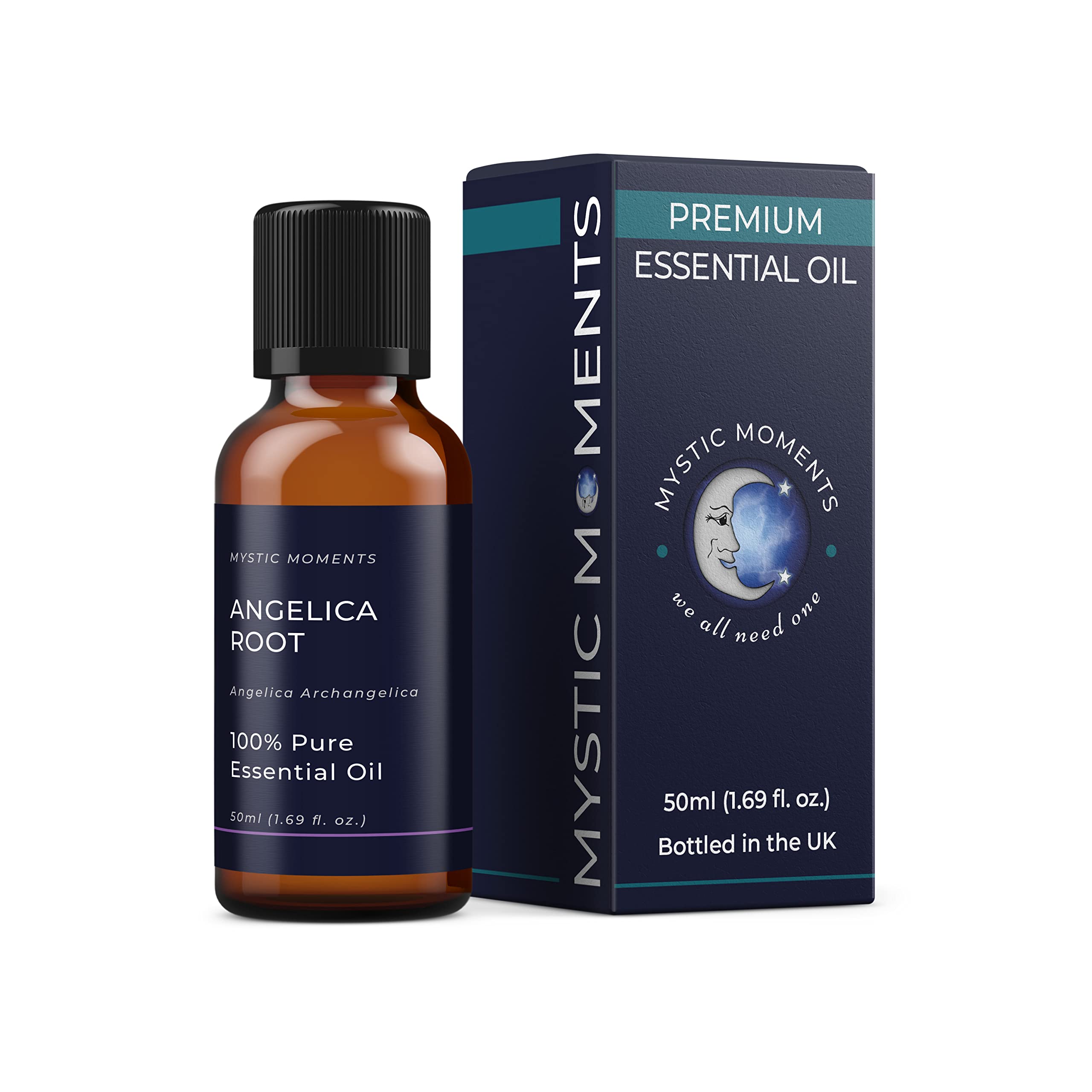 Angelica Root Essential Oil 50ml - 100% Pure & Natural Therapeutic Grade Oil for Aromatherapy, Diffusers, Massage - Vegan, GMO Free - Perfect for Stress Relief & Relaxation at Home or Spa