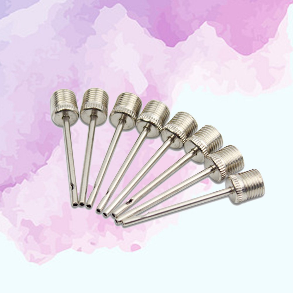 10Pcs Metallic Ball Inflation Needles - Air Pump Accessories for Sports Balls (Football, Basketball, Soccer, Volleyball) - Perfect for Home, Gym & Field Equipment Maintenance