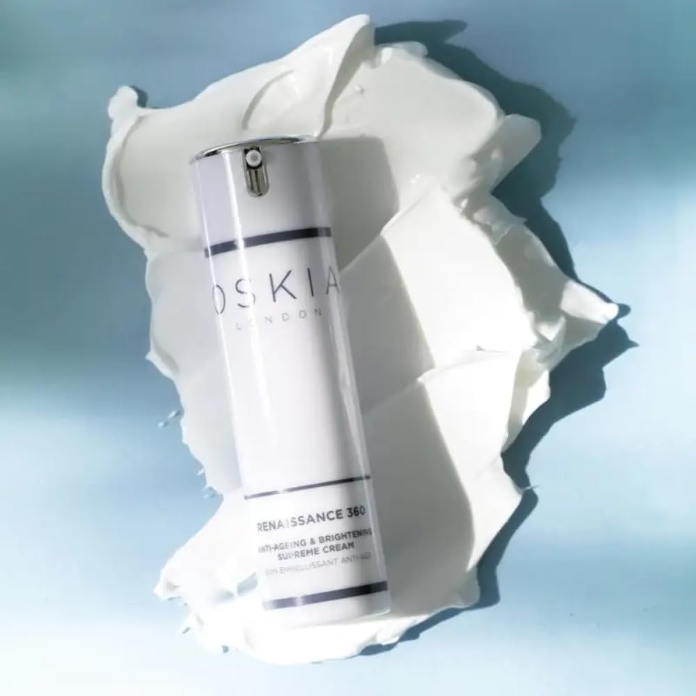 OSKIA Renaissance 360 Brightening & Anti-Aging Day Cream with MSM, Peptides & Hyaluronic Acid | Hydrating & Firming Face Moisturizer for Glowing Skin | Perfect for Daily Skincare Routine & Anti-Wrinkle Care