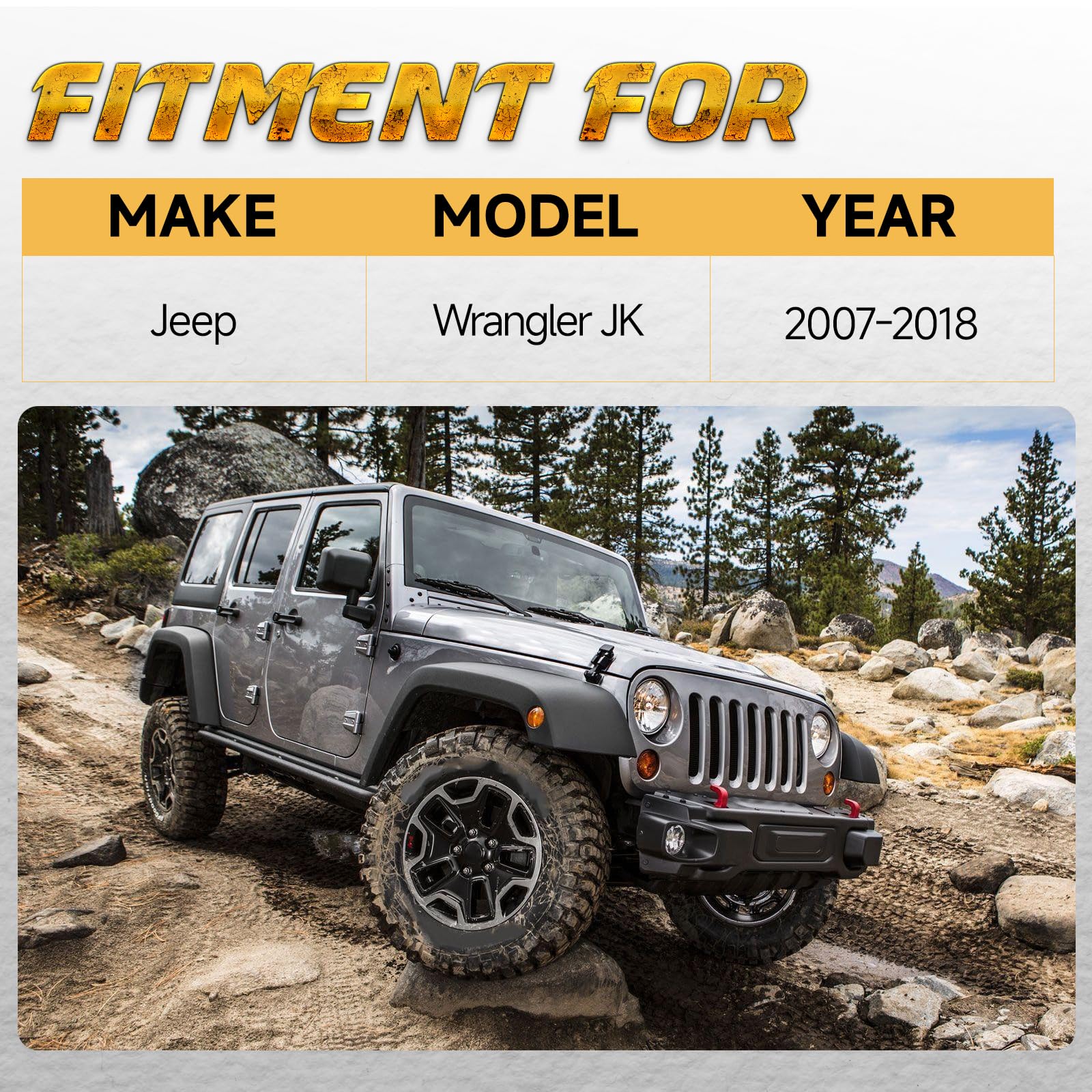 Jeep Wrangler JK Speedometer Calibration Tool (2007-2018) - Multi-Function Procal Module 30406007 & 30406007AG | Tire Size Adjustment & Performance Tuning for Off-Road Adventures