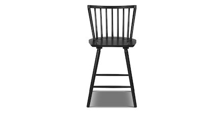 Talia 24 Inch Bar Stool - Modern Kitchen Counter Height Stool with Backrest - Perfect for Breakfast Bars, Kitchen Islands & Home Dining Areas