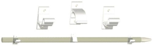 Pole Holder Bracket 3Pc Green - Heavy Duty Garden Plant Support for Stakes, Fences, and Outdoor Structures