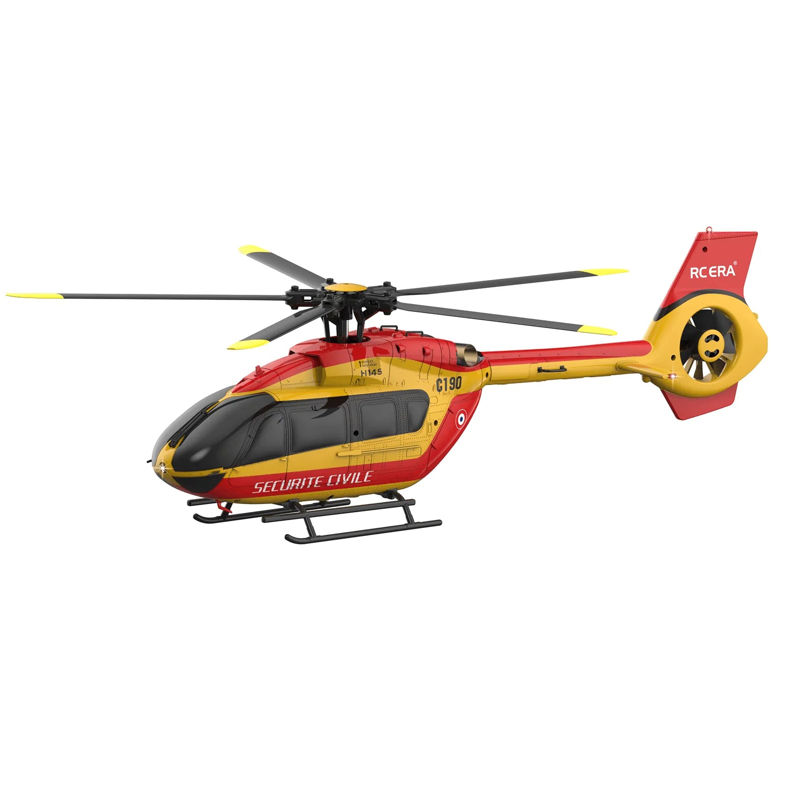 RC Helicopter C190 H145 1:28 Scale - 2.4G 6CH Remote Control with 6-Axis Gyro & Altitude Hold - Optical Flow Positioning RTF (Ready to Fly) - Perfect for Indoor Flying, Beginner Training, and Aerial Photography