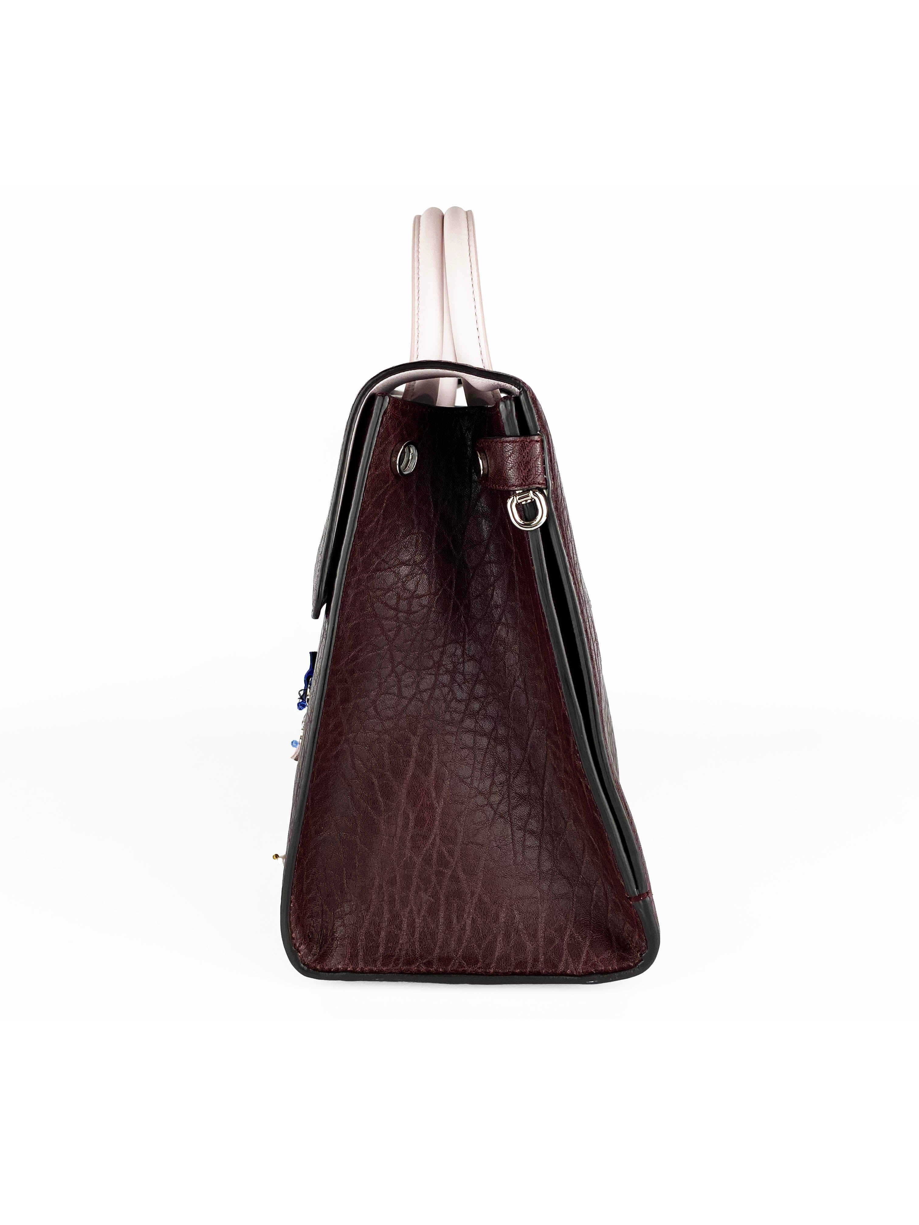 Christian Dior Diorever Dragonfly Bag in Burgundy - Luxury Crossbody Handbag for Women, Perfect for Evening Parties & Special Occasions