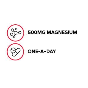 GNC Magnesium 500mg Supplement - 120 Capsules for Calcium Absorption, Strong Teeth & Bone Health | Muscle Relaxation & Better Sleep Aid