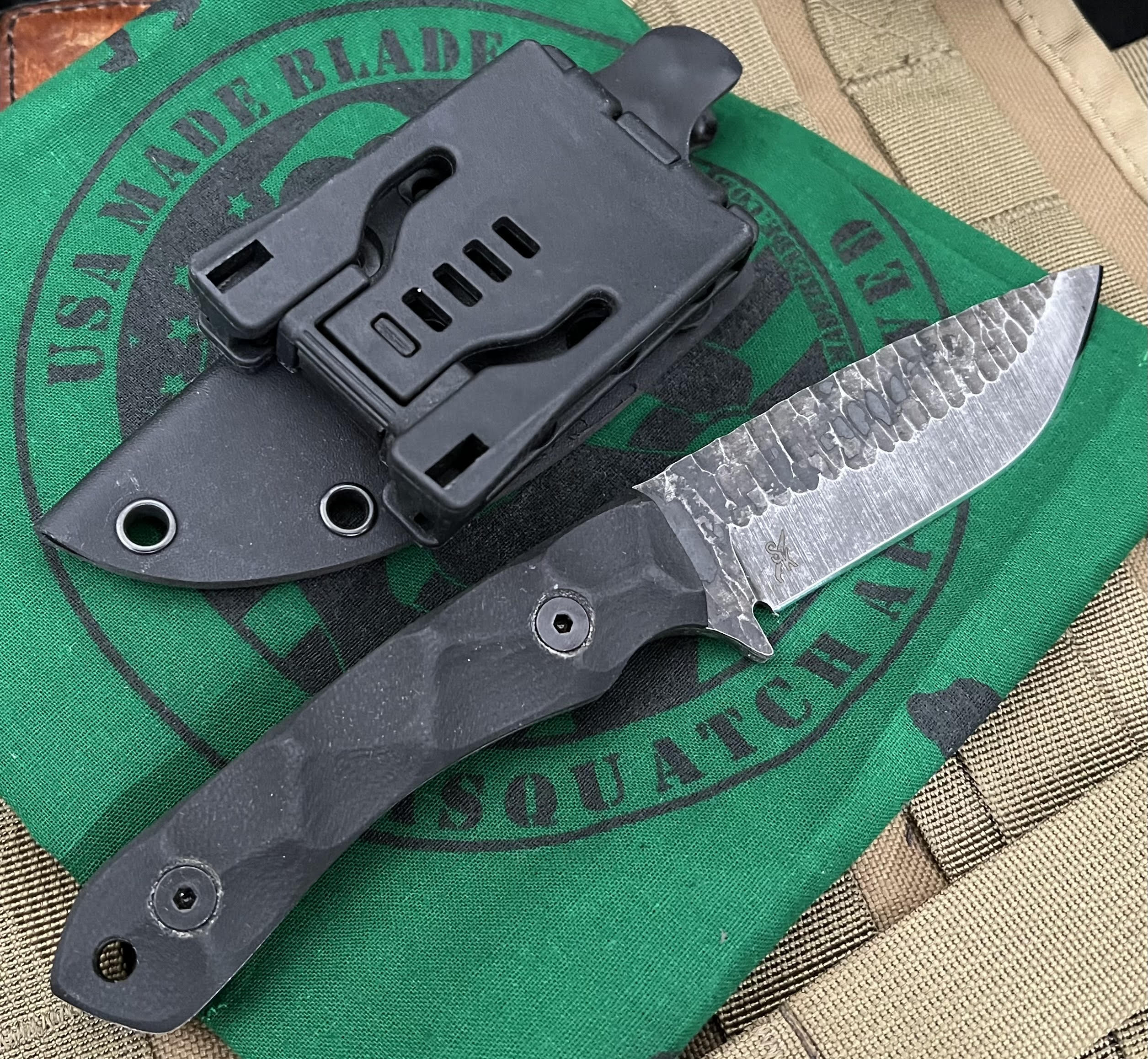 Stroup Knives GP2 Folding Pocket Knife - Black G10 Handle, EDC Everyday Carry, Outdoor Camping & Survival Gear