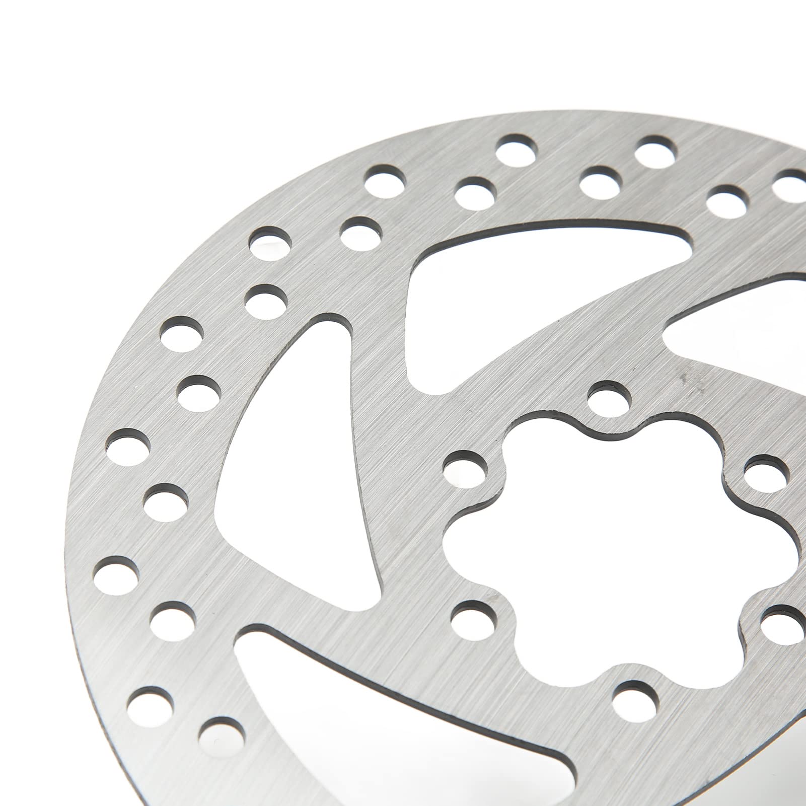 140mm Stainless Steel 6 Hole Electric Scooter Brake Disc with 6 Screws - High Performance Replacement Brake Rotor for Electric Scooter Upgrades & Modifications - Perfect for Commuting, Off-Roading, and Urban Riding