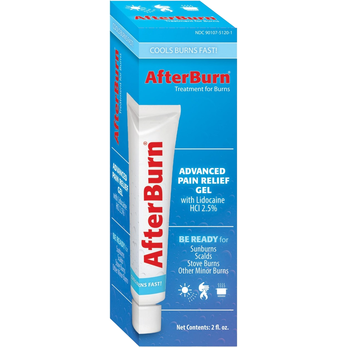 After Burn 2 oz Tube - Premium Fat Burning Cream for Weight Loss & Body Sculpting | Post-Workout Recovery & Cellulite Reduction