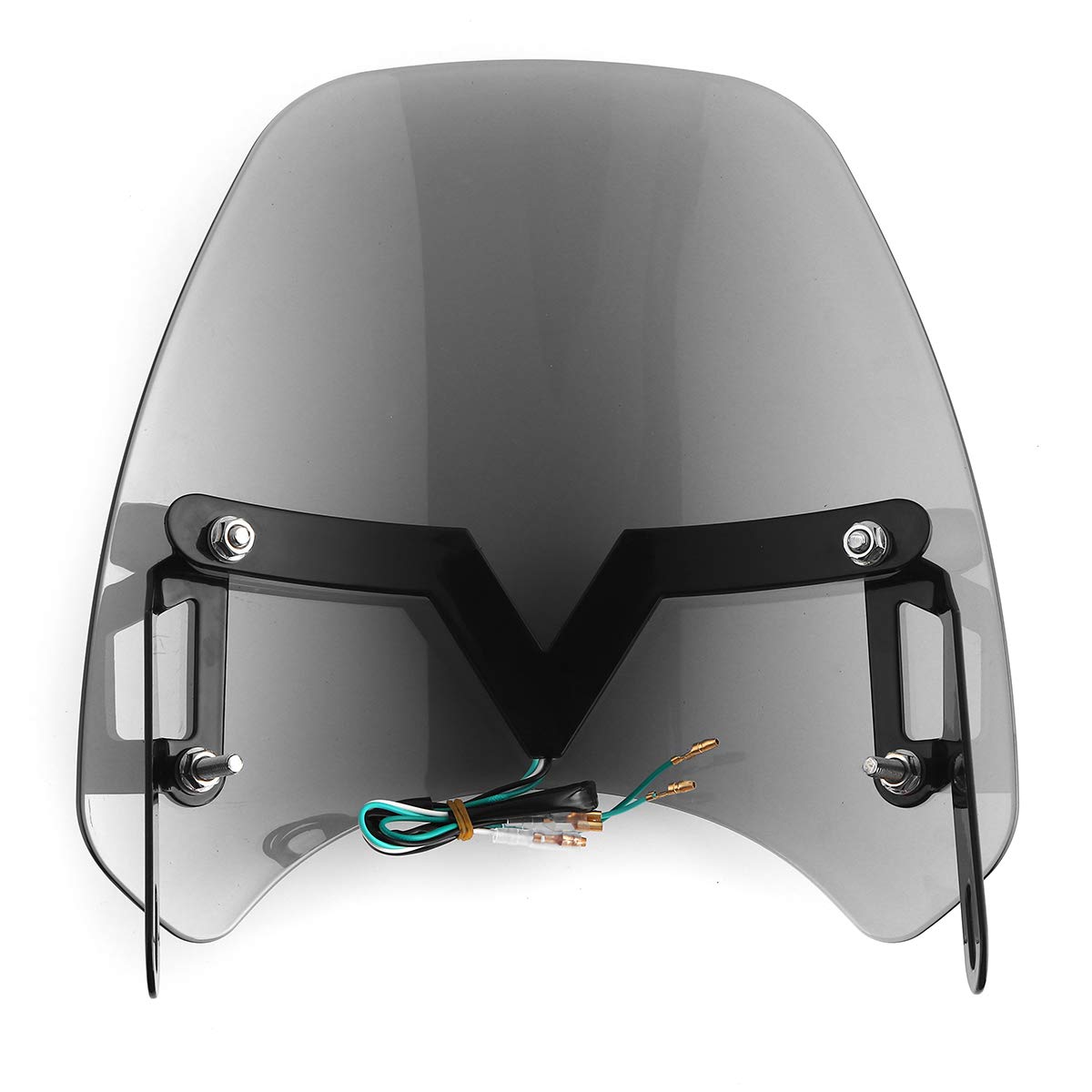 Universal LED Front Fairing Windshield for Motorcycle - Fits 5