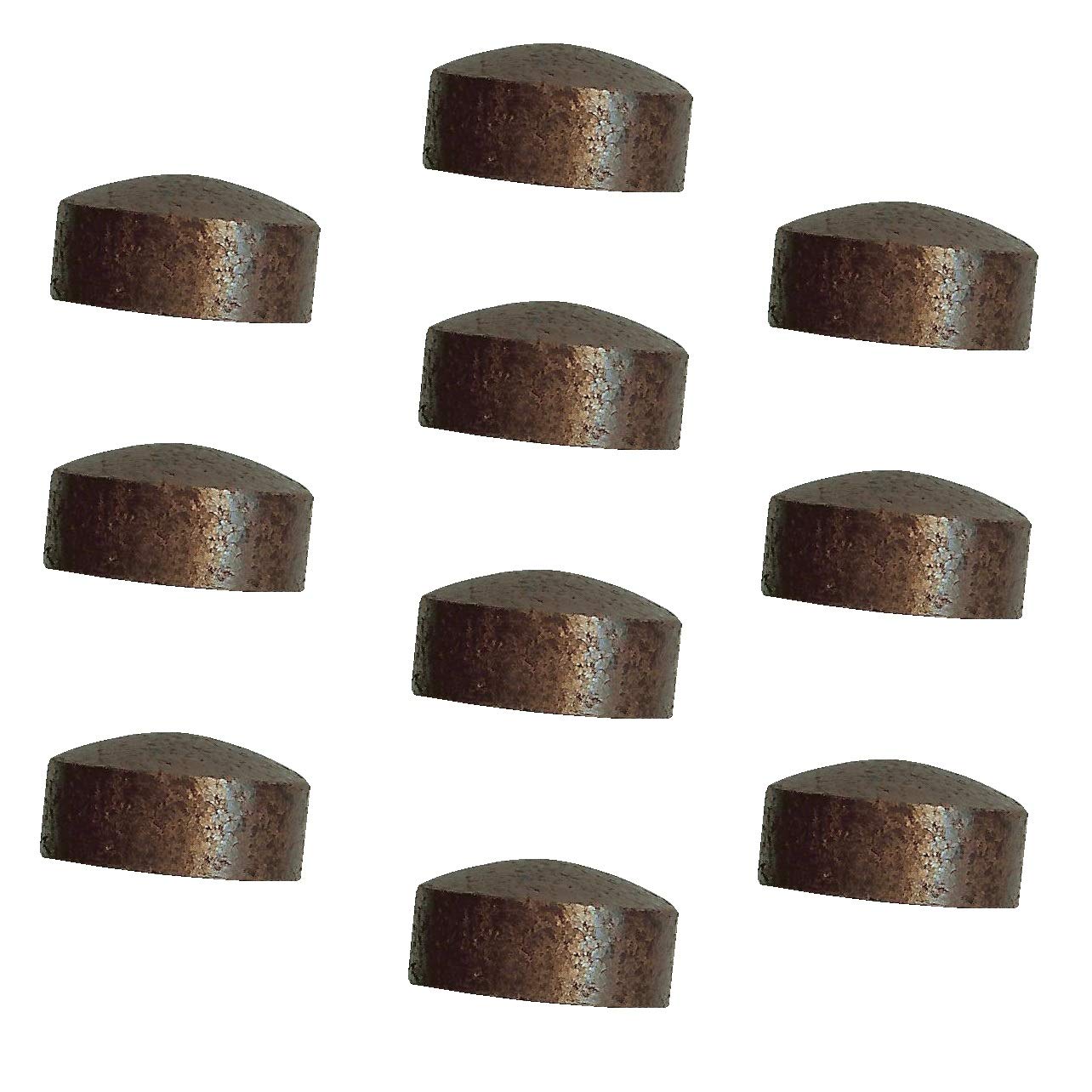 Premium 13mm Pool Cue Tips - Set of 10 High-Quality Replacement Tips for Billiard Sticks | Perfect for Professional Players & Home Pool Tables
