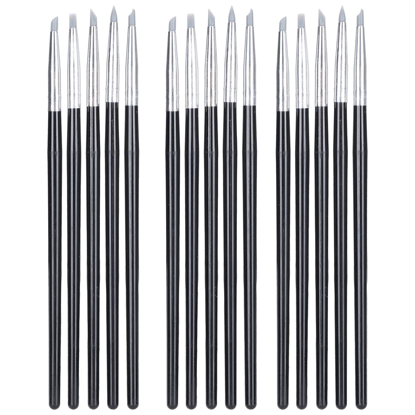 5-Piece Black Pottery Clay Sculpture Silicone Pen Set - Premium Tools for Ceramic Artists & Pottery Lovers - Perfect for Sculpting, Detailing & DIY Clay Crafts