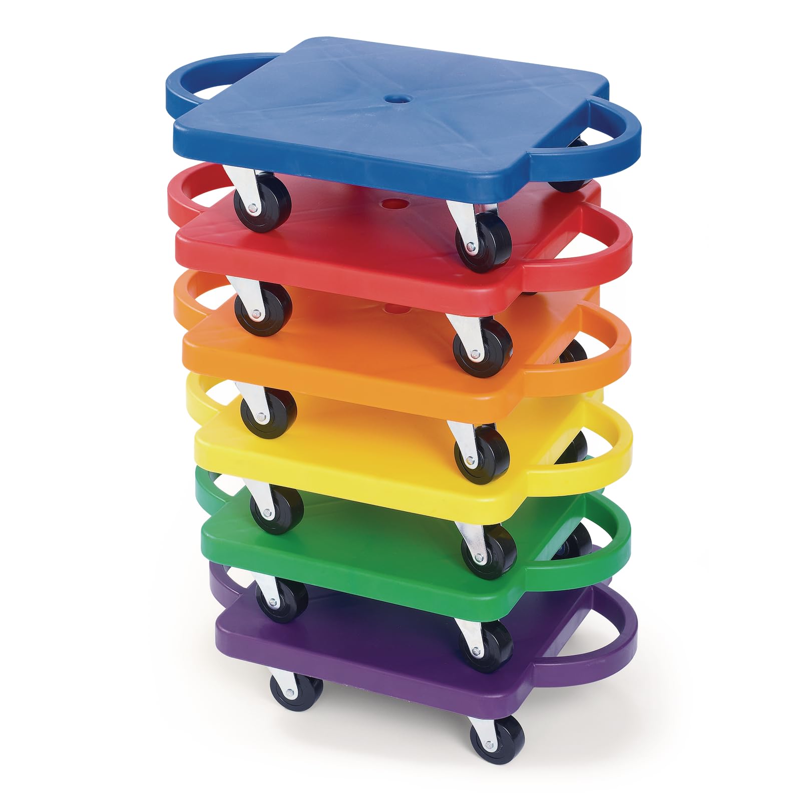 Rainbow Rollers - Set of 6 Colorful Hair Curlers for Kids & Adults - Perfect for Styling, Parties & Costumes