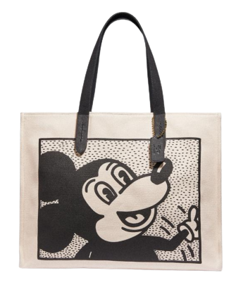 Coach Disney Mickey Mouse X Keith Haring Tote Bag 42 - Stylish Designer Handbag for Women, Perfect for Work, Travel & Everyday Use