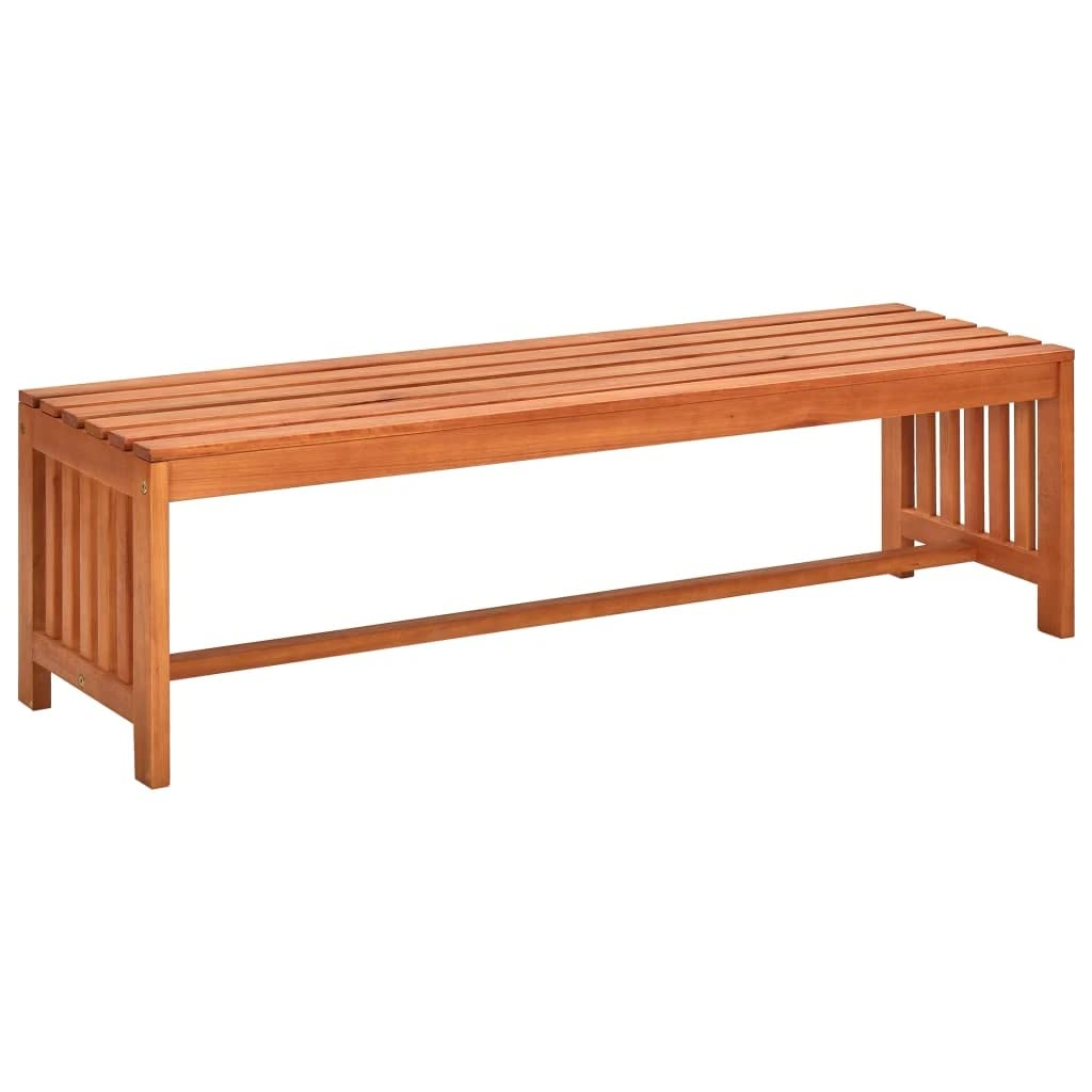Premium Eucalyptus Wood Patio Bench - 51.2