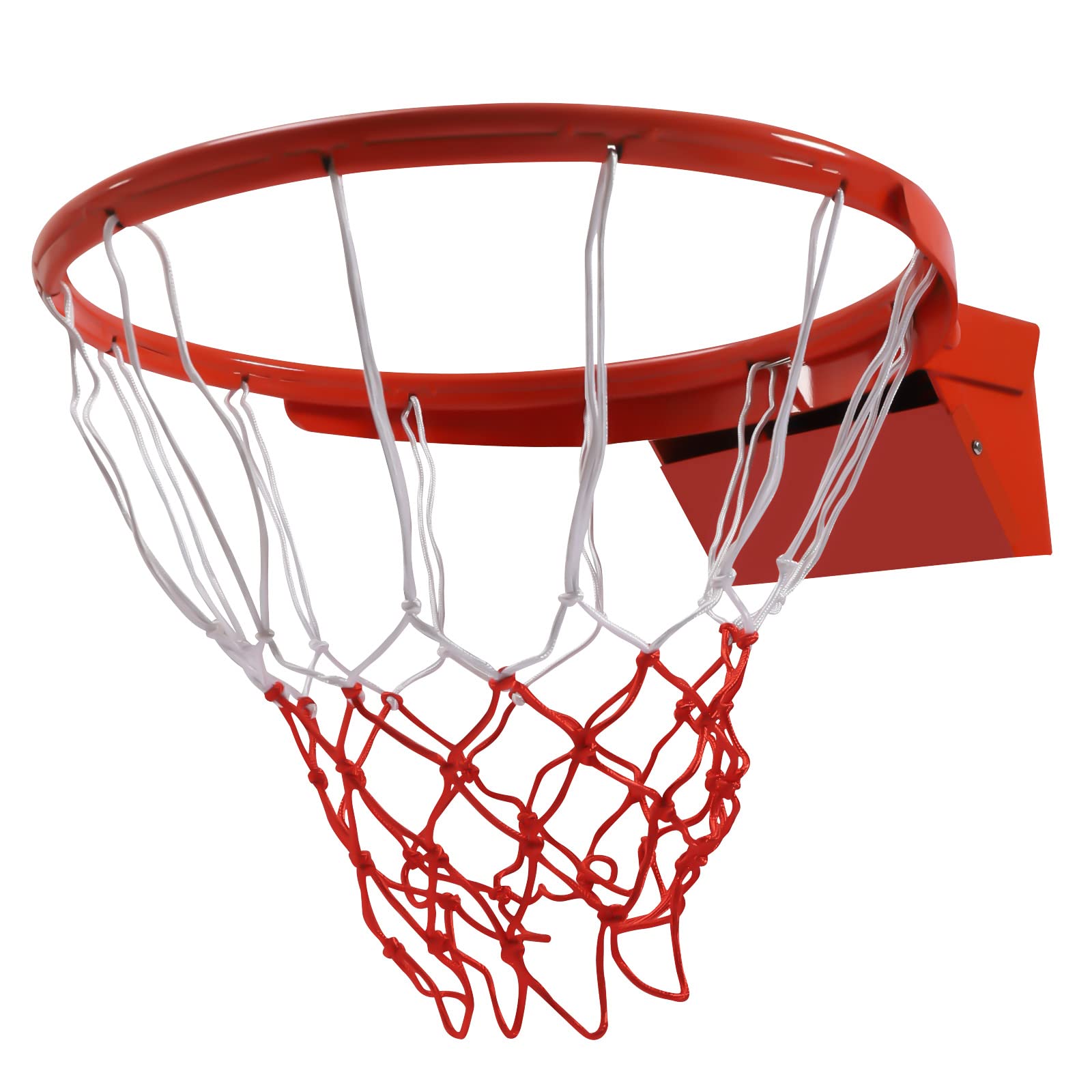 **Netcoi 18-Inch Universal Outdoor Basketball Rim - Heavy Duty Breakaway Hoop for Professional & Home Use - Perfect for Replacement, Garage Mount & Driveway Basketball Games**