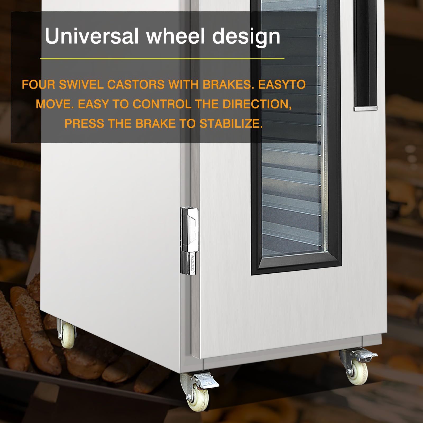 Kolice Commercial 18-Tray Baking Proofer Machine for Bread & Dough - Freezing, Thawing, Fermentation & Fresh Keeping (-22°C to 45°C) - Perfect for Bakeries, Restaurants & Home Baking