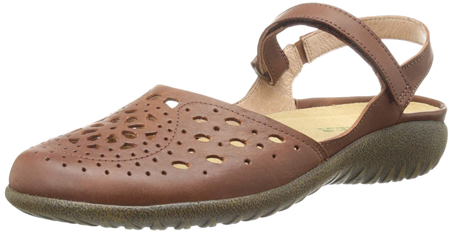 NAOT Women's Arataki Closed Toe Slingback Sandals with Cork Footbed - Arch Support & Slip-Resistant - Lightweight Travel Shoes - Removable Footbed for Custom Comfort - Perfect for Walking, Work & Vacation