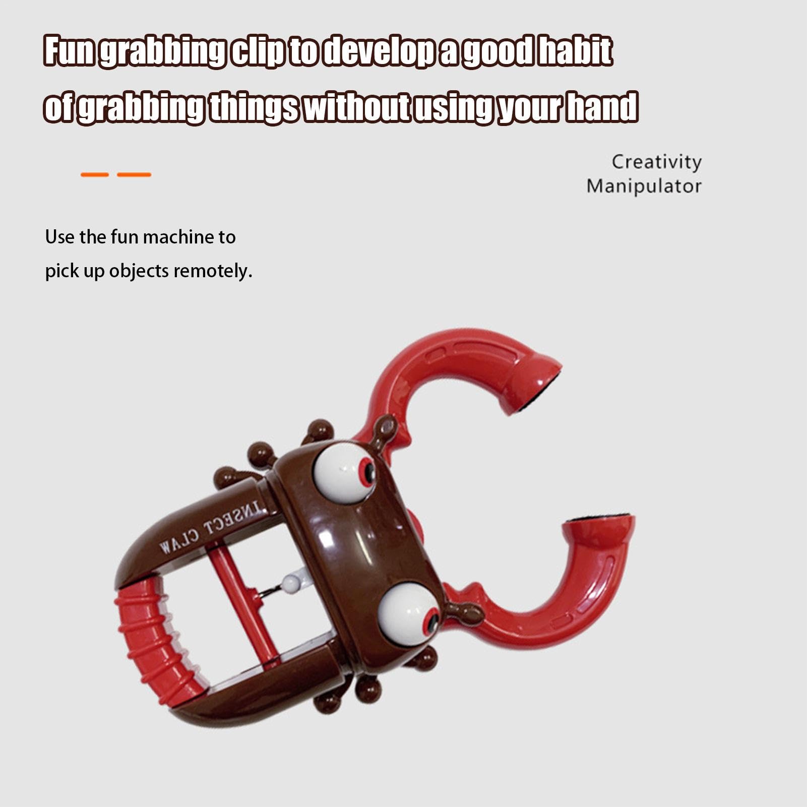 Mechanical Claw Grabber Toy Hand - Cute Cartoon Robot Arm Claw Grabber Tool for Kids - Fun Birthday & Holiday Gift - Perfect for Arcade Games, Parties, and STEM Learning Activities