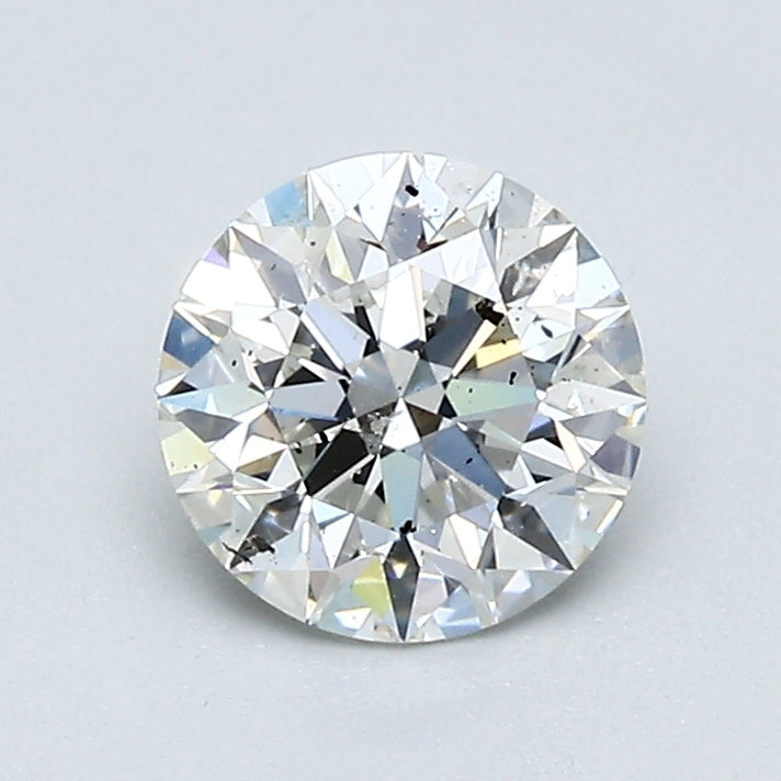 1.00 Carat Round Brilliant Cut H Color I1 Clarity Diamond - Perfect for Engagement Rings & Anniversary Jewelry Gifts