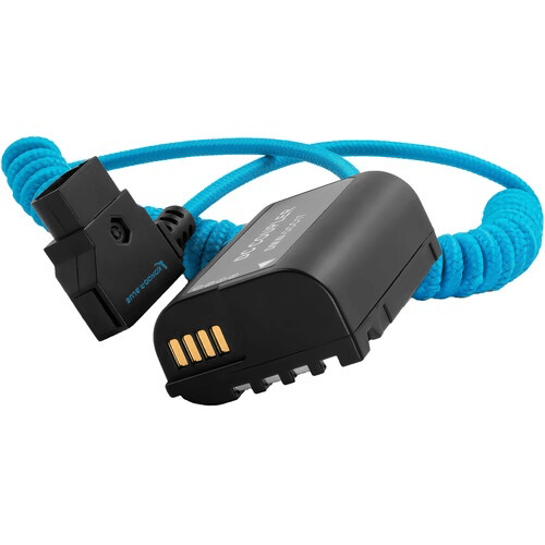 Kondor Blue D-Tap to DMW-BLK22 Dummy Battery Cable - Power Your Sony Cameras for Extended Shooting & Professional Video Production