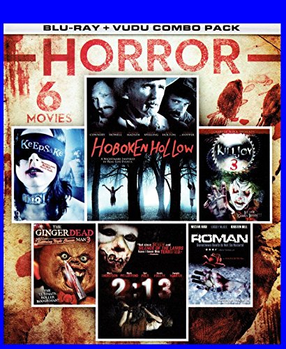 6 Classic Horror Movies DVD Collection - Hoboken Hollow, Keepsake, Killjoy 3, The Gingerdead Man 3, 2:13, Roman - Perfect for Halloween Parties & Movie Nights