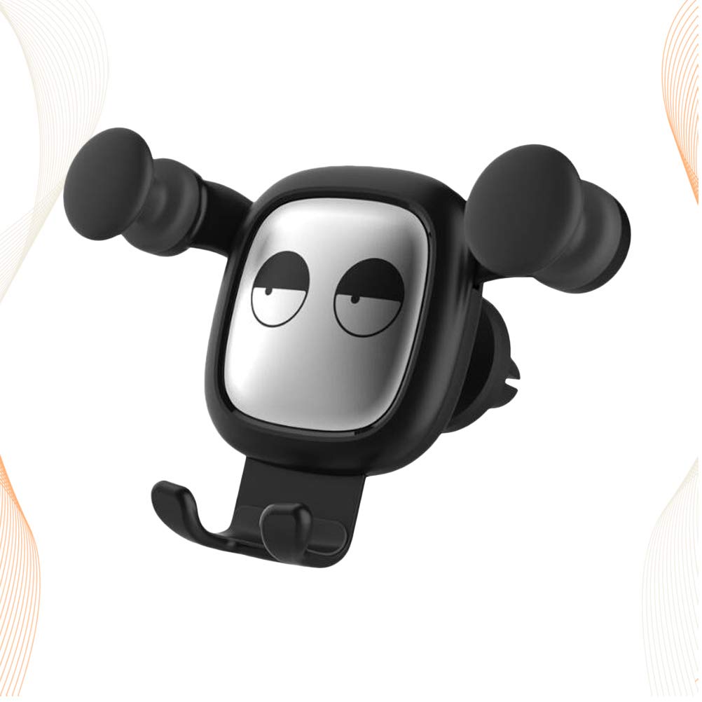 UKCOCO Multi-Function Car Phone Holder - Adjustable Dashboard & Air Vent Phone Stand with Secure Buckle, Cute Dull Bear Design for iPhone & Android Smartphones - Perfect for Driving, Navigation & Hands-Free Calls