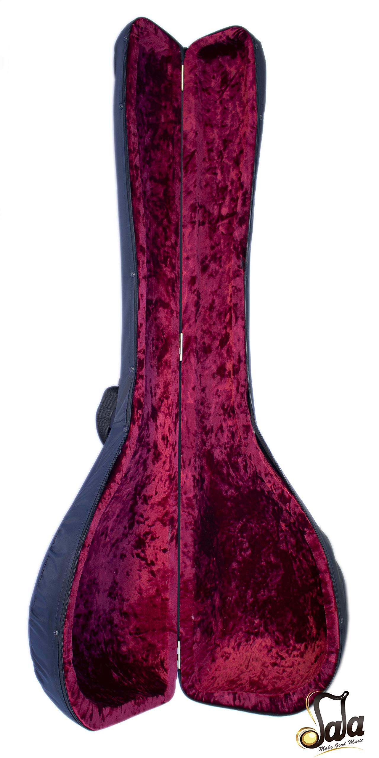 Premium Baglama Saz Hard Case for Long Neck HSH-404L-L8 - Durable Travel Protection for Professional Musicians & Performers - Perfect for Concerts, Studio Sessions & Safekeeping Your Instrument