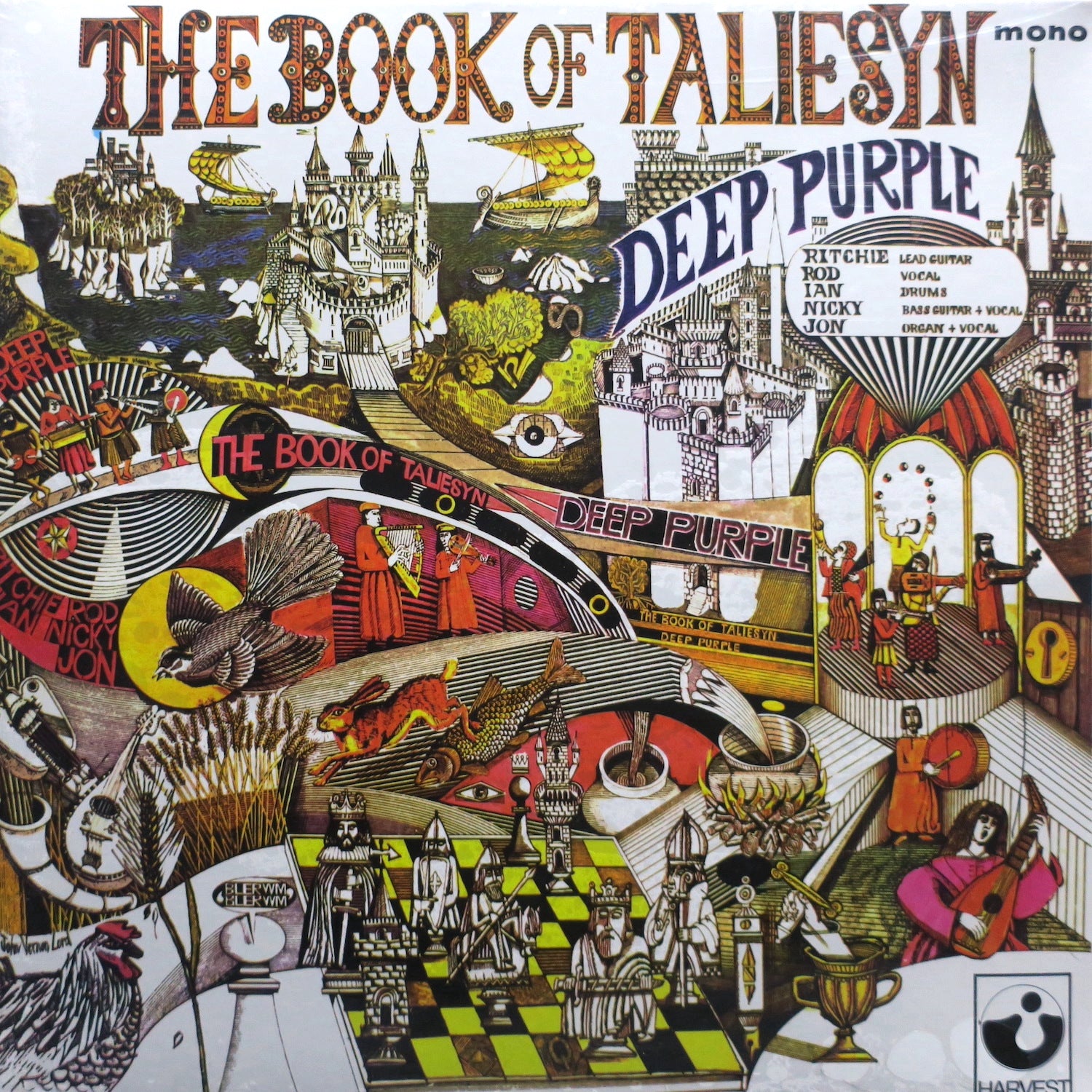 Deep Purple - The Book of Taliesyn Vinyl LP Record | Classic Rock Album for Music Collectors & Audiophiles | Perfect for Home Listening & Vinyl Enthusiasts