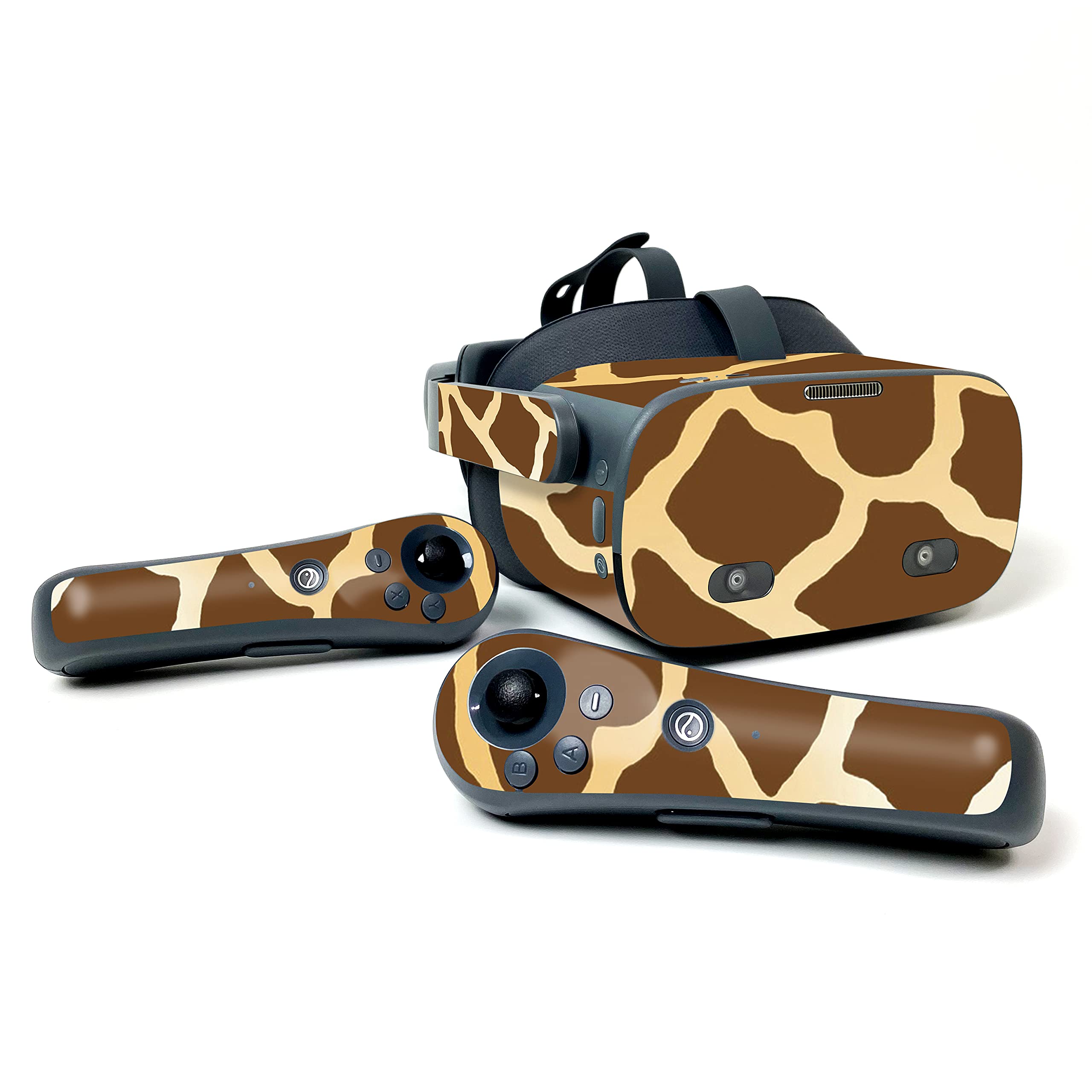 MightySkins Vinyl Decal Wrap Cover for Pico Neo 2 Eye VR Headset - Giraffe Pattern | Protective & Durable Skin | Easy to Apply & Remove | Made in USA | Perfect for Gaming, VR Experiences & Personalization