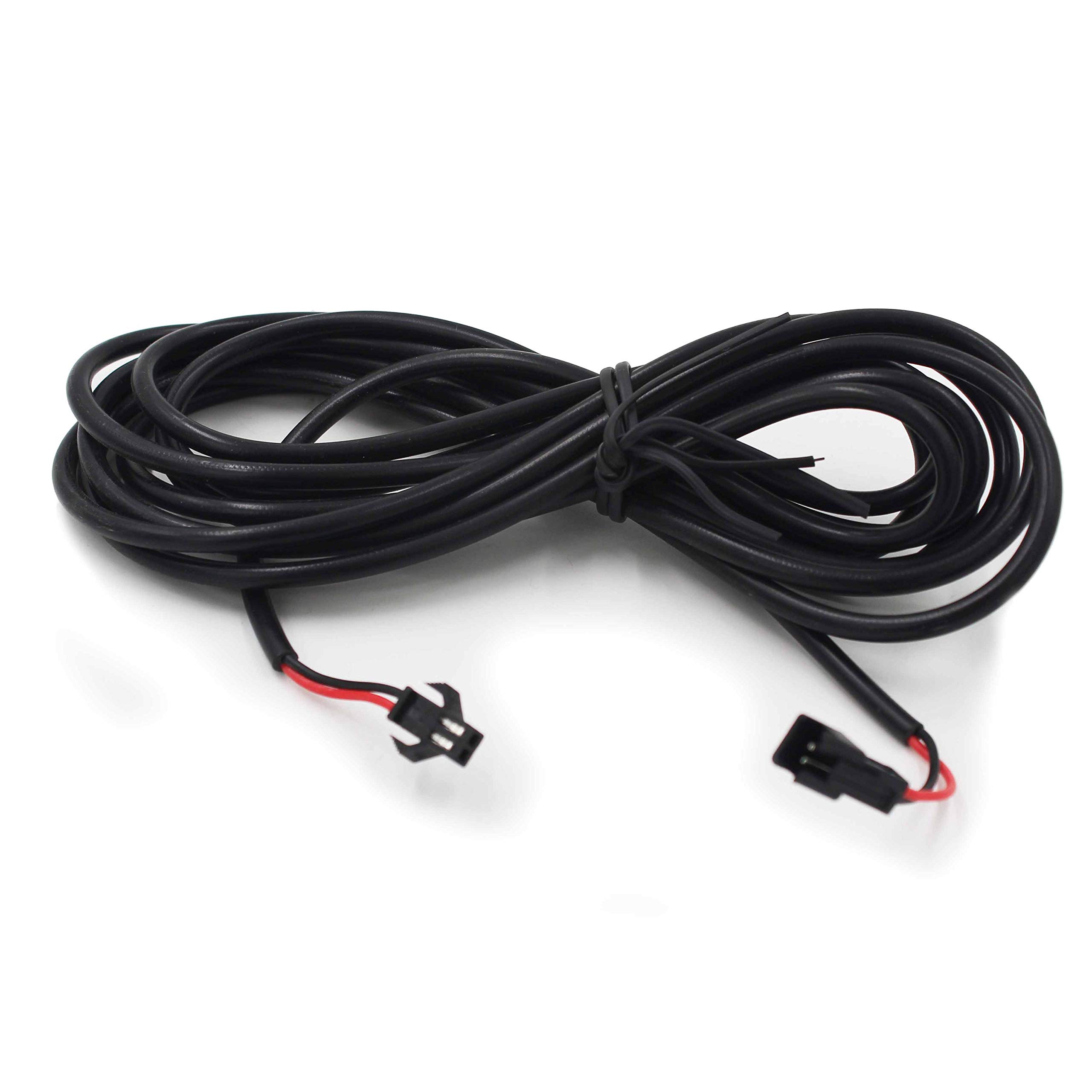 3M Extension Wire for LED & COB Linear Strobe Lights - Replacement Cable Between Two 9-Mode Emergency Warning Lights - Compatible with Vehicle Roof/Dash/Windshield Installation - Perfect for Police Cars, Tow Trucks & Emergency Vehicles