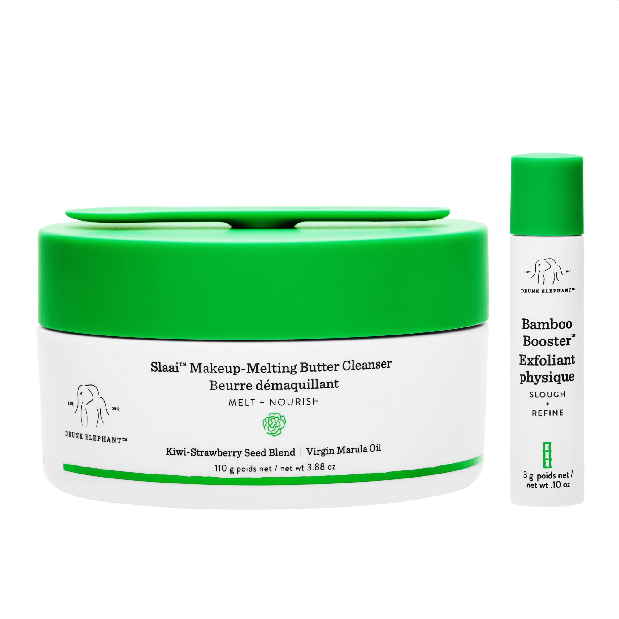 Drunk Elephant Slaai Makeup Melting Butter Cleanser 3.8 oz | Gentle Makeup Remover & Nourishing Balm Cleanser for Women | Effectively Removes Makeup, Dirt & Impurities | Perfect for Daily Skincare & Deep Cleansing Routine