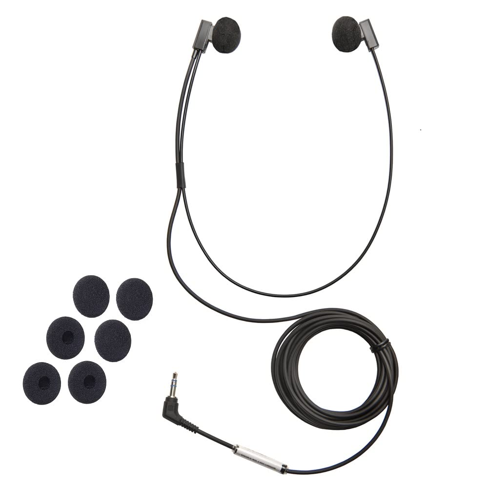 Spectra SP-PC 3.5mm Stereo PC Headset with 4 Pairs of Replaceable Ear Cushions - Perfect for Transcription, Call Centers, Gaming & Online Meetings