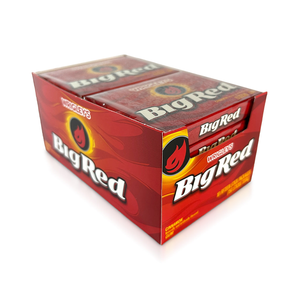 BigRed Gum (15 Stick Pack) | 10 Count Box | Fresh Breath Gum for Work, School & Travel