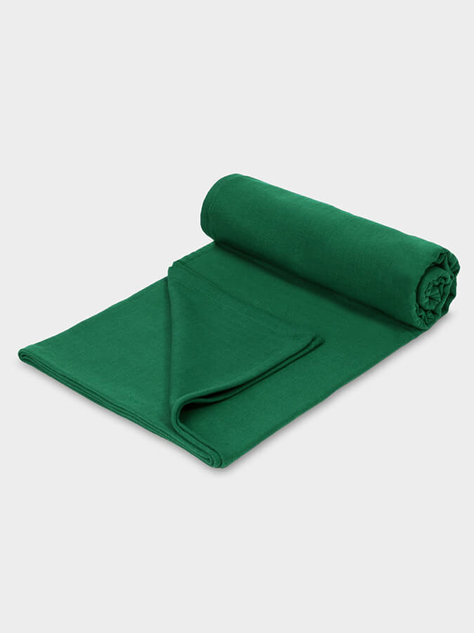 GOTS Certified Organic Cotton Yoga Blanket for Meditation, Hot Yoga, and Home Practice - Eco-Friendly & Soft Yoga Mat Cover