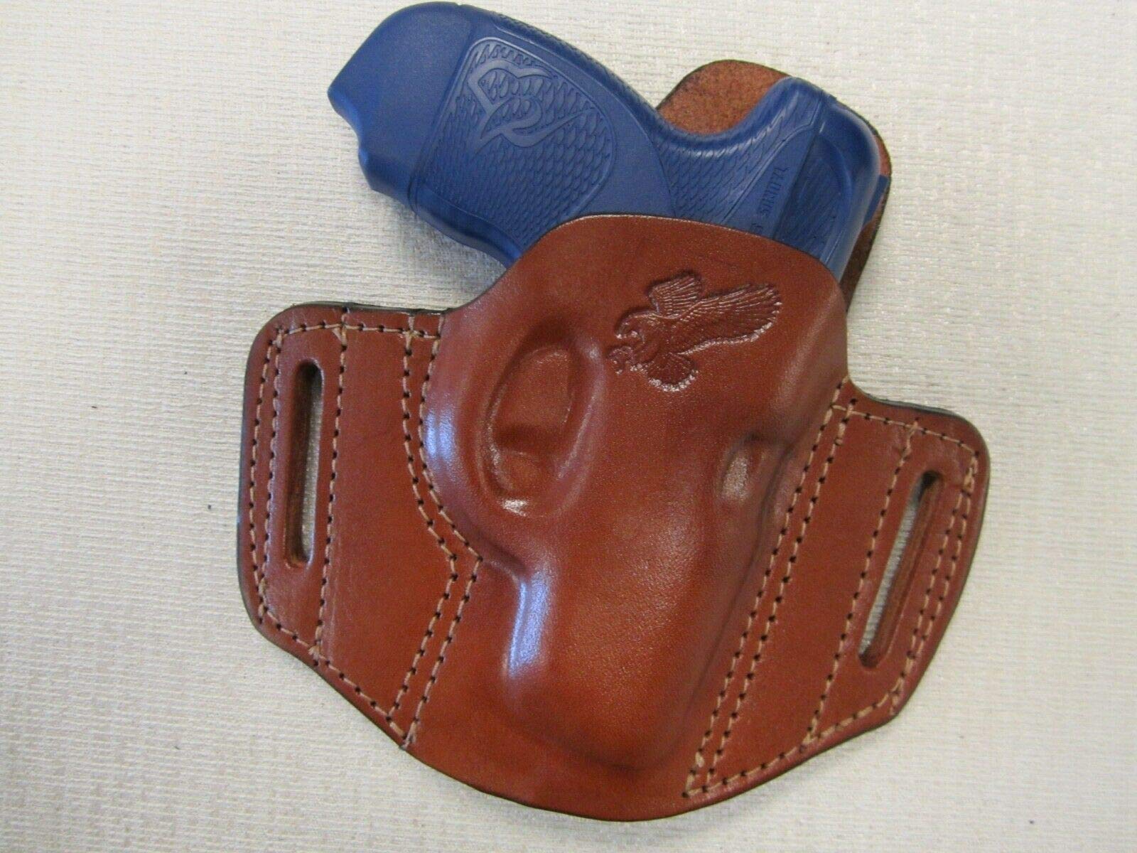 Taurus Spectrum Right Handed Brown Leather Pancake Holster - Concealed Carry, Everyday Use & Outdoor Activities
