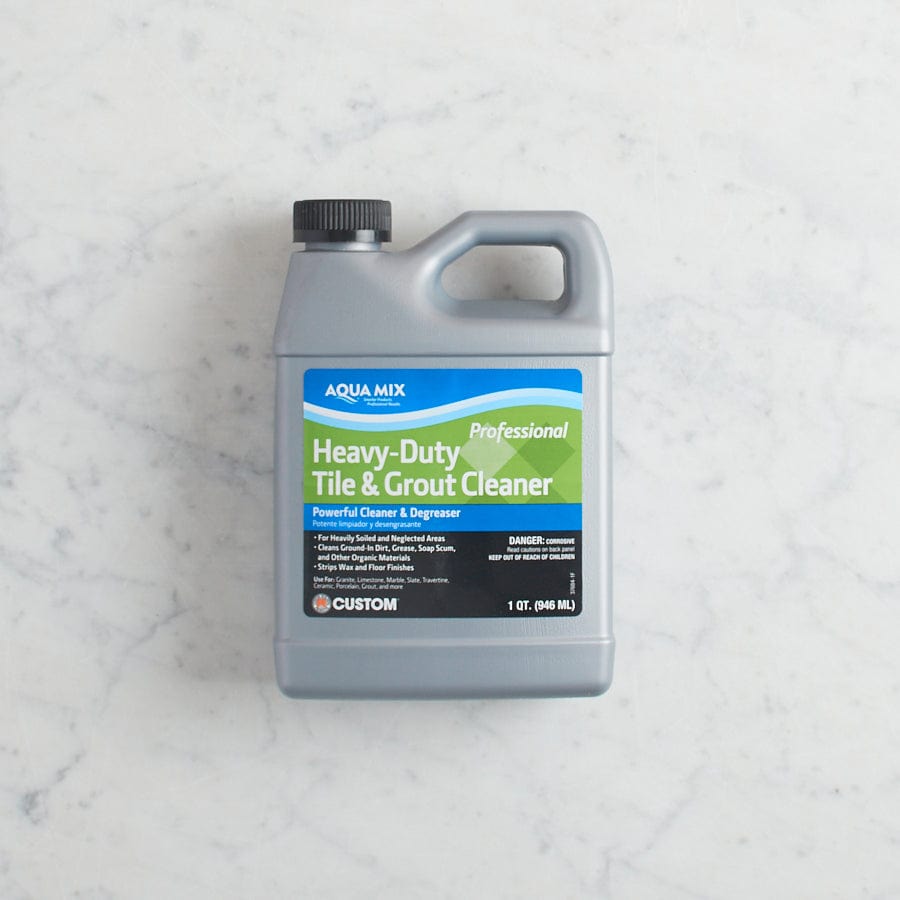 Aqua Mix Heavy Duty Tile and Grout Cleaner 32oz (946ml) - Professional Strength Bathroom, Kitchen & Shower Cleaner for Stains, Mold & Mildew Removal