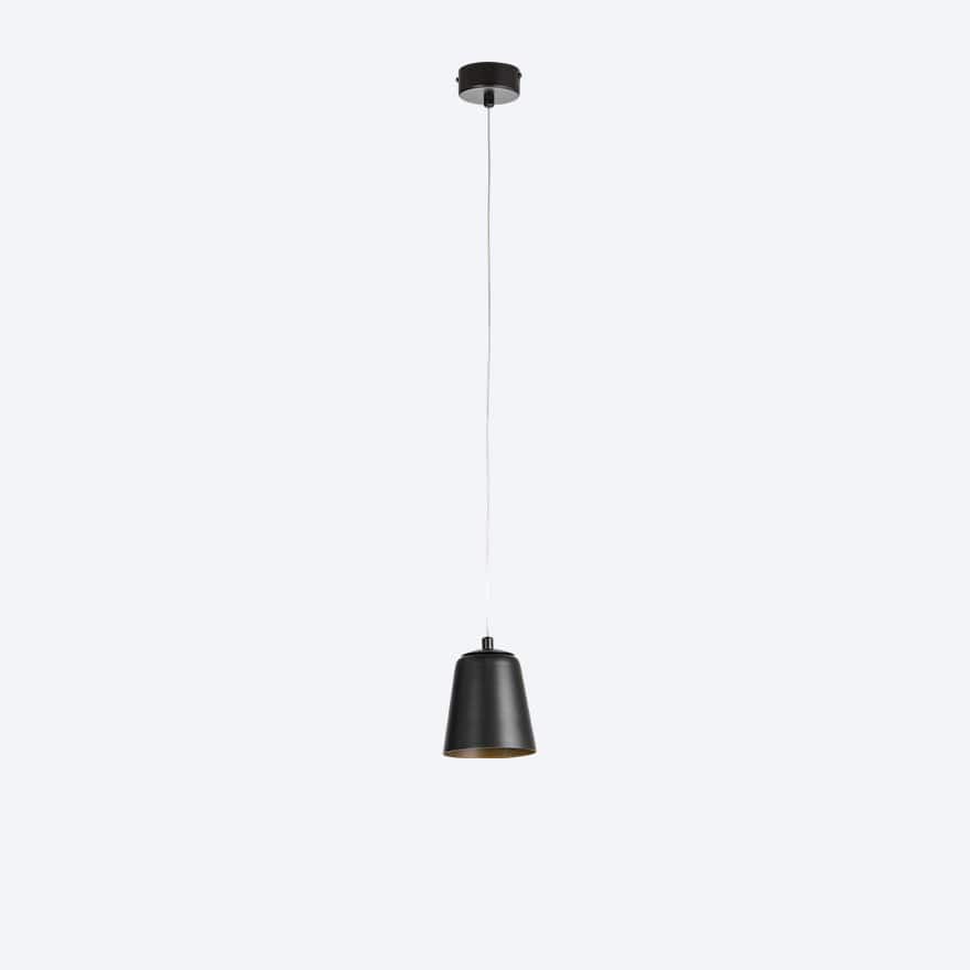 CATERPILLAR 1 LED Pendant Light with Yosh Shade - Modern Industrial Lighting for Dining Room, Kitchen Island & Bar Decor