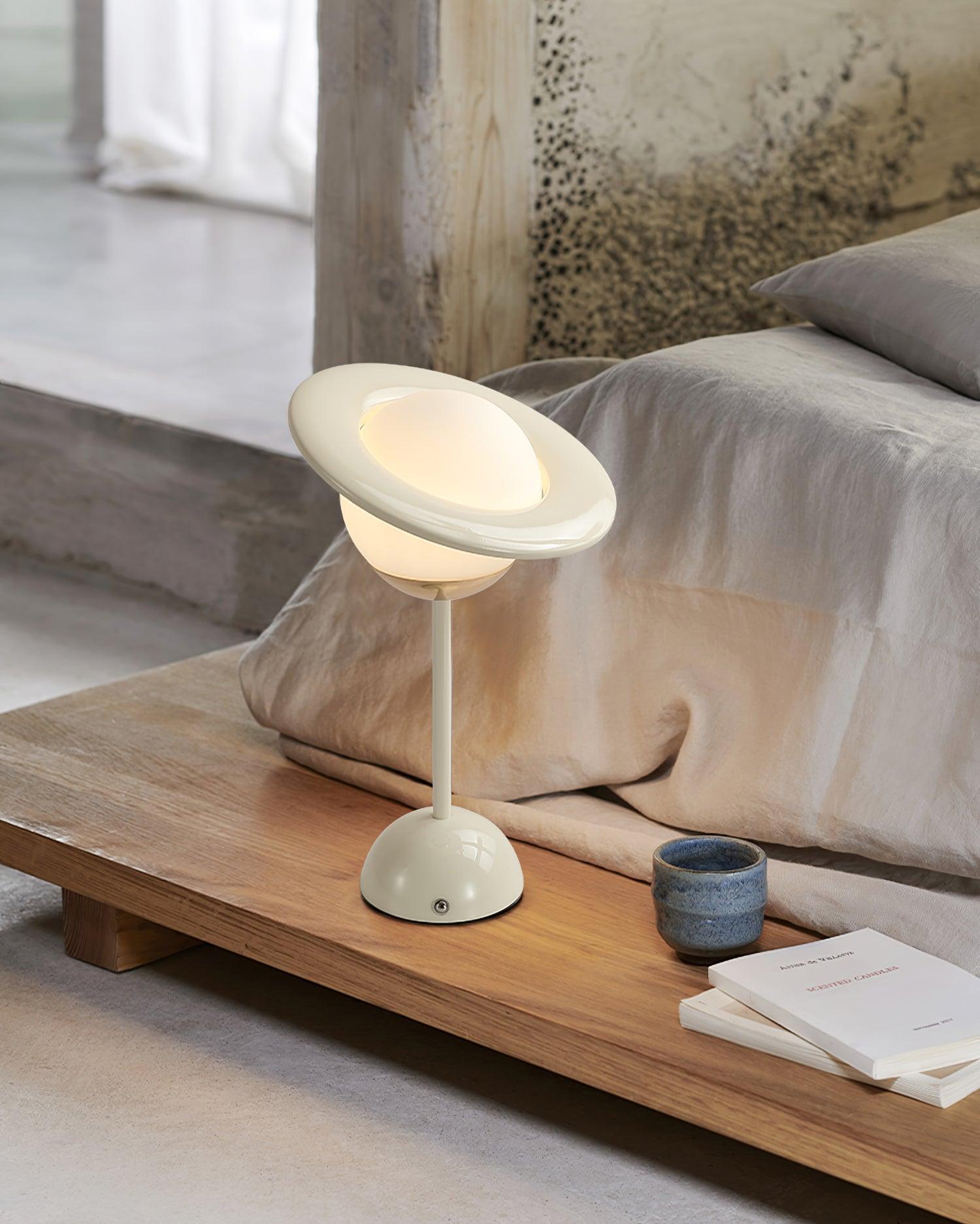 Saturn Planet Table Lamp - 3D Printed Night Light for Kids & Adults - Perfect for Bedroom, Nursery, Office Decor & Space Theme Party Gift