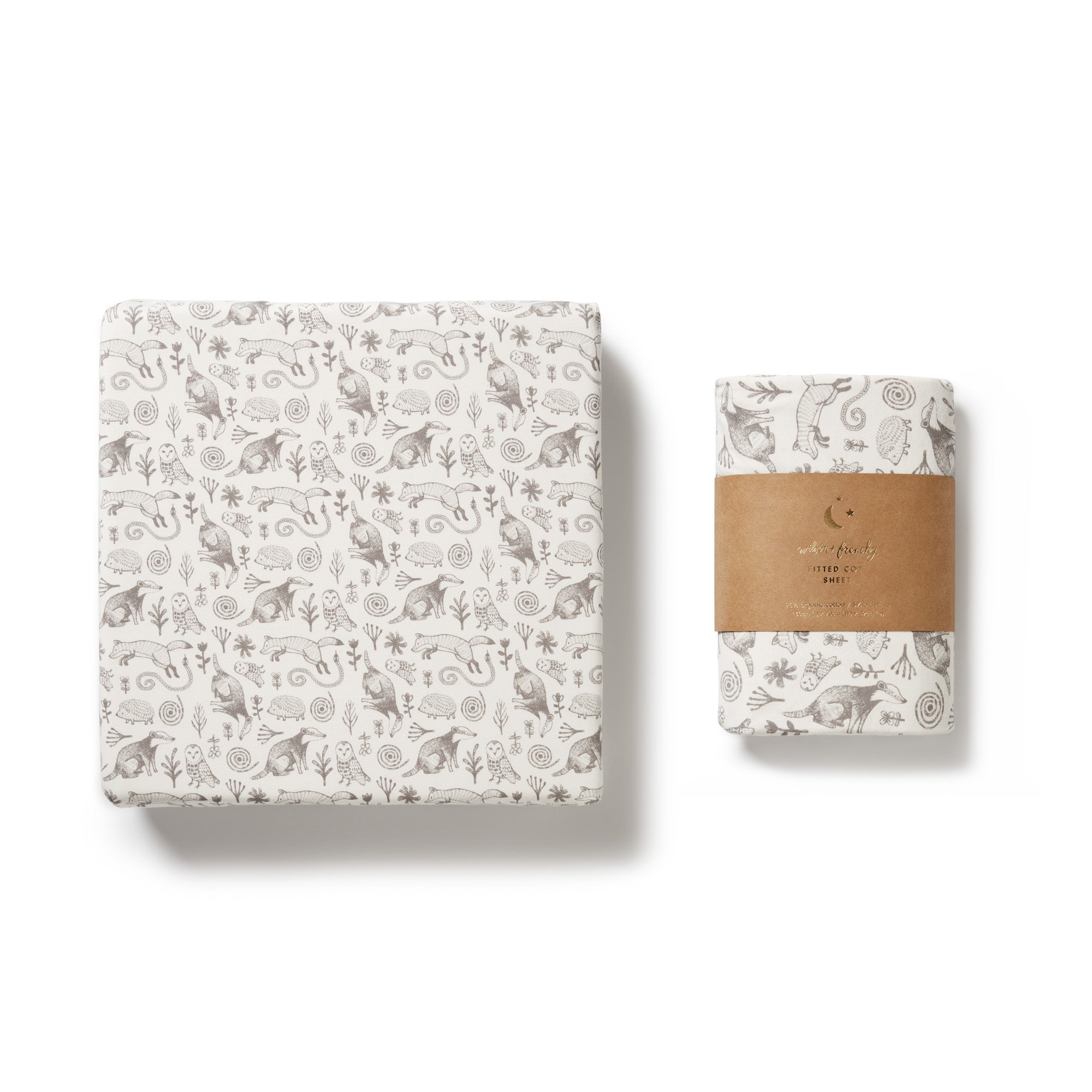 Organic Cotton Tribal Print Crib Sheet - Soft, Breathable & Hypoallergenic Baby Bedding for Safe & Comfortable Sleep
