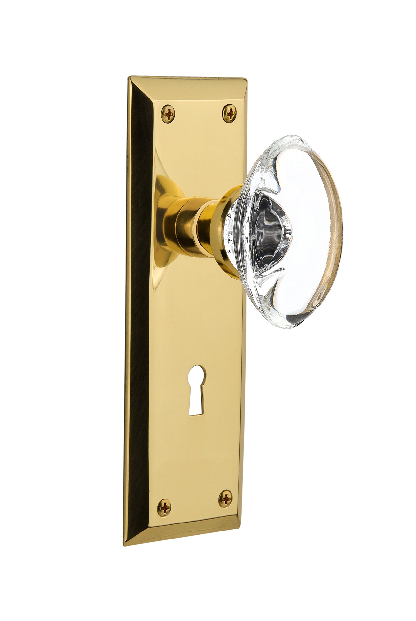 Vintage Polished Brass Mortise 2.25