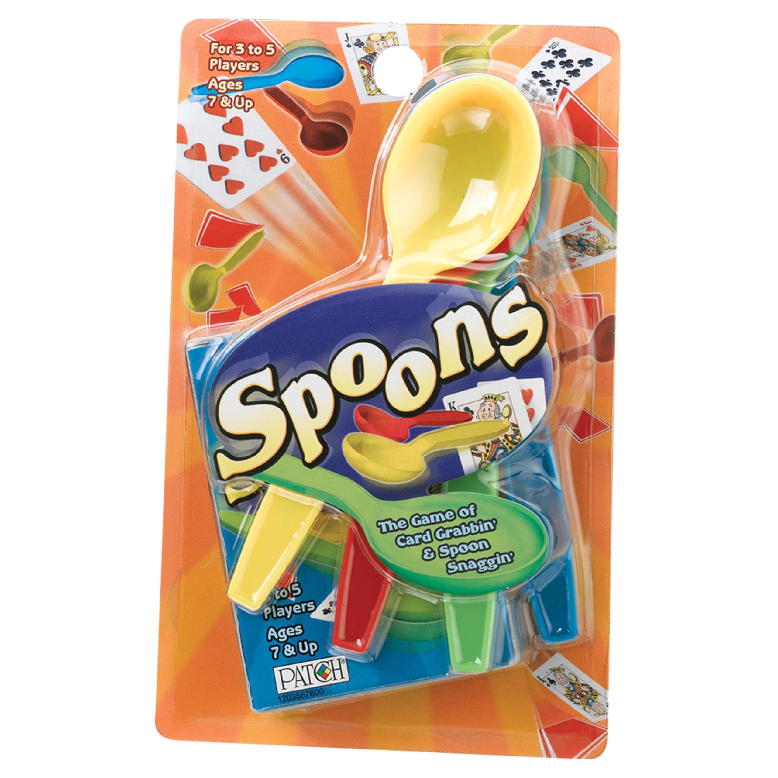 Fun Spoons Card Game for Kids & Adults - Family Party & Travel Deck of Cards for 3-5 Players (Ages 7+) | Perfect for Game Nights, Camping Trips & Indoor Family Entertainment