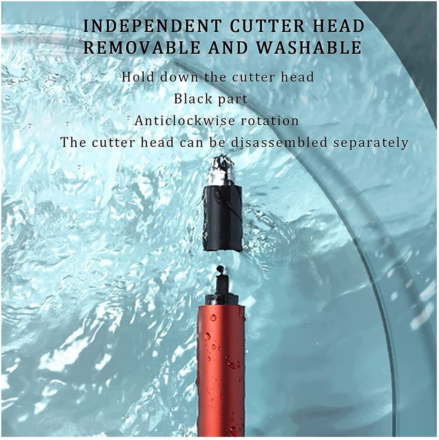 Premium USB Rechargeable Ear & Nose Hair Trimmer for Men & Women - Waterproof Facial Hair Clipper with Smart Cleaning System - Perfect for Travel, Home & Salon Grooming